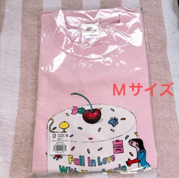 Kana Nishino Tour 2025 西野カナ ツアーロゴTシャツ Pink ピンク Mサイズ