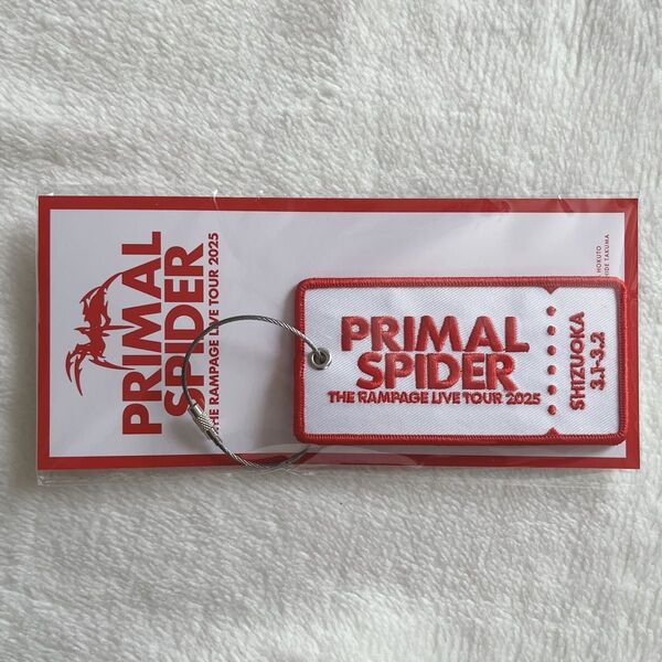THE RAMPAGE ランペ【静岡限定】 PRIMAL SPIDER ワッペンキーホルダー