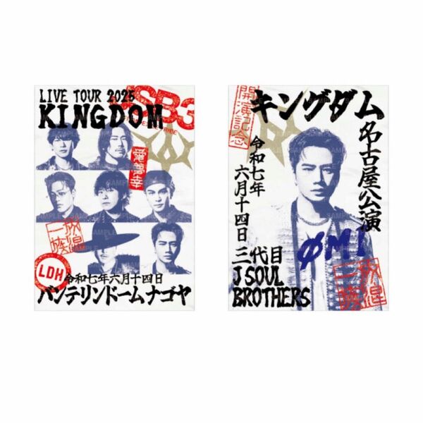 三代目JSB KINGDOM 6/14愛知会場限定 御楽印2枚セット 登坂広臣
