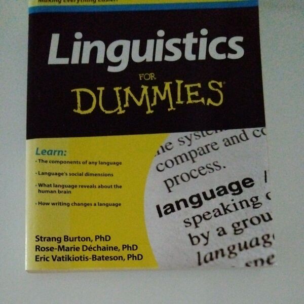 Linguistics for Dummies 英語 言語学 入門書