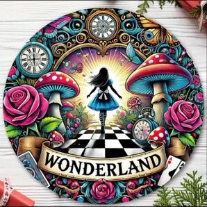 不思議の国のアリス ウェルカムボード ブリキ看板