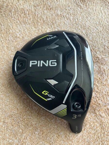 PING G430 MAXフェアウェイウッド 3W ヘッドのみ