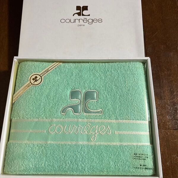 courreges バスタオル シミあり