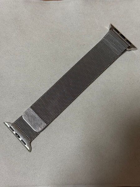 Apple純正 Apple Watch ミラネーゼループ シルバー38/40/41/42mm