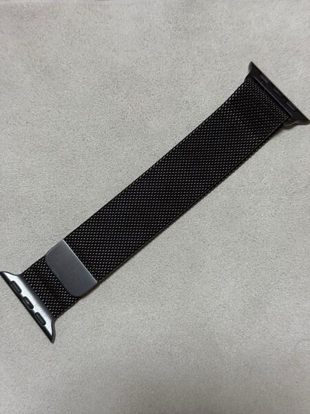 Apple純正 Apple Watch ミラネーゼループ ブラック 38/40/41/42mm