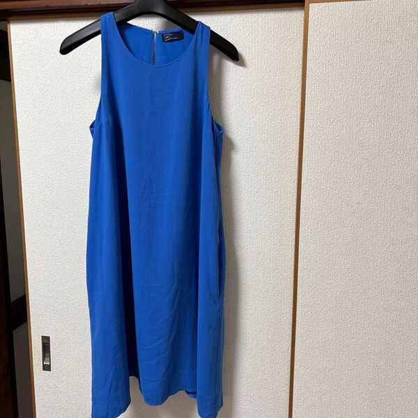 GAP ノースリーブワンピース ブルー
