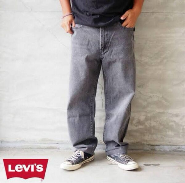 【新品】Levi's 568 STAY LOOSE JEANS W34 L30 ブラックデニム リーバイス ジーパン ジーンズ
