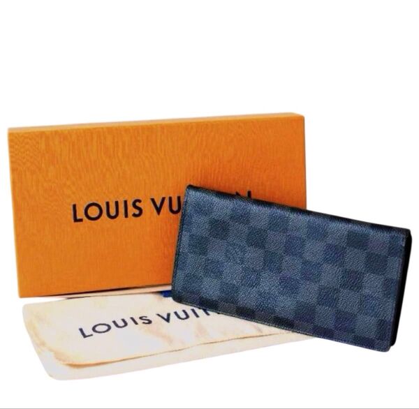 LOUIS VUITTON ルイヴィトン 長財布 ダミエ グラフィット ポルトフォイユブラザ N62665 二つ折り