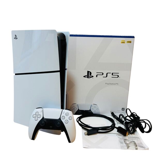 動作品 完品 PS5 プレイステーション5 CFI-2000A01 ディスクドライブ搭載モデル 新型 コントローラー 箱付き