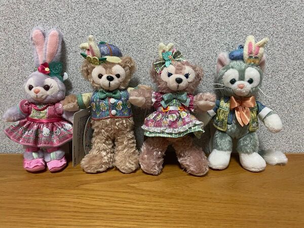 ダッフィー シェリーメイ ステラルー ジェラトーニ 2020 イースター ぬいぐるみバッジ ぬいば TDS ディズニーシー