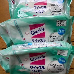 クイックルワイパー ウェットシート 20枚入 3個セット