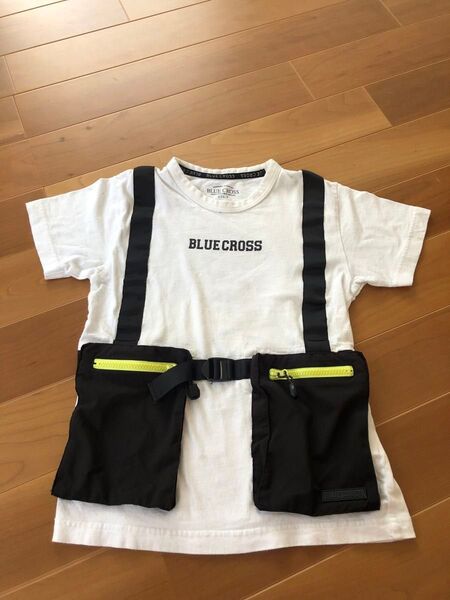 ブルークロス Tシャツ 140cm ポケット付き Tシャツ 半袖Tシャツ 半袖