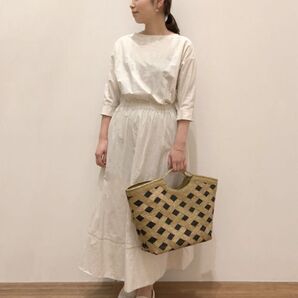 ビアズリー◆ブラウジングワンピース新品未使用タグ付きアイボリー