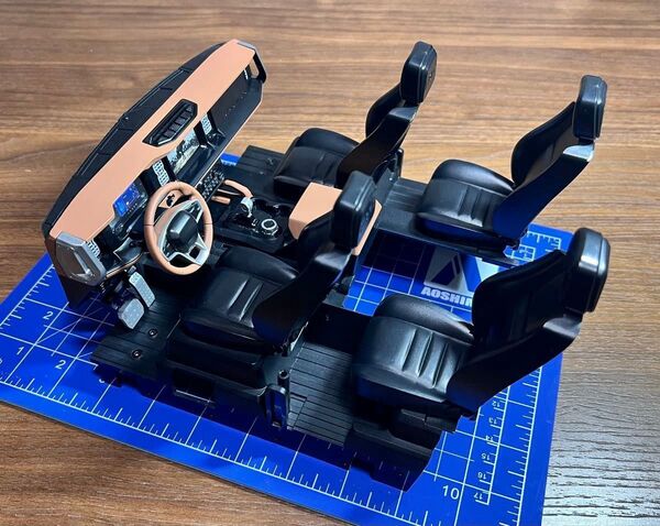 GRC製 TRAXXAS TRX4 2021 ブロンコ インテリアセット 黒色 G175GT トラクサス 内装 スケールクローラー
