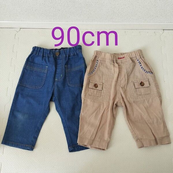 ショートパンツ ハーフパンツ ラグマート90cm 95cm キッズ 子供服 デニム used