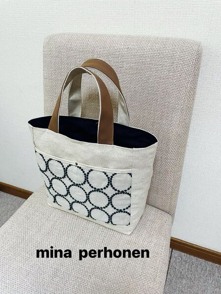 ミナペルホネン トート バッグ ハンドメイド
