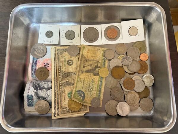 海外や日本の旧硬貨や旧紙幣 まとめ売り