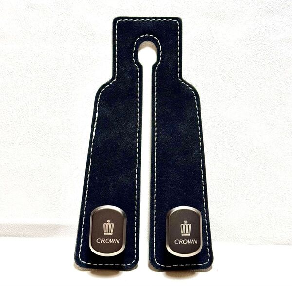 新型クラウン(CROWN)全シリーズ対応 車用シートフック 専用LOGO 専用デザイン 隠せる式 金属製フック ダブルフック