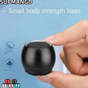 【新品未使用】Bluetooth付きおしゃれミニワイヤレススピーカー BLACK