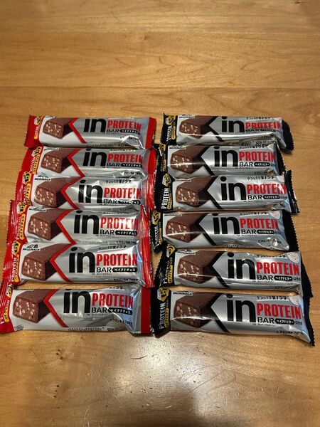 in BAR PROTEIN 12本 ベイクドビター、ベイクドチョコ 森永製菓 inバープロテイン