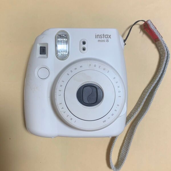 instax mini 8 本体 ホワイト FUJIFILM チェキ インスタントカメラ
