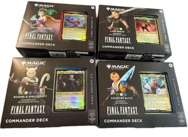 MTG FINAL FANTASY 統率者デッキ4種セット 英語版 FFコラボ