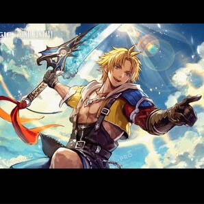 【希少】新品未開封 ユウナのガード、ティーダ ウルトラ・プロ プレイマット MTG FINAL FANTASYコラボサプライ