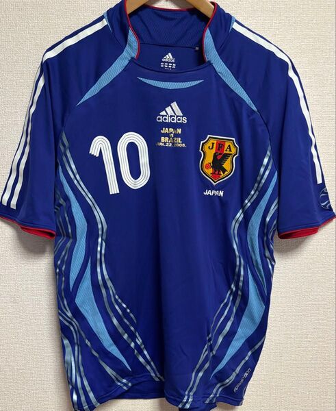 日本代表06ホーム オーセンティックジャージー半袖 サッカー日本代表ウェア10番 h8621-817989