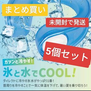 アイシングリング U型 ネックリング 氷嚢 氷のう 氷 アイシング 5個