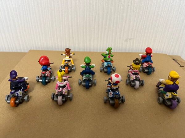 マリオカート Wii プルバックバイク 全10種 チョロQ コンプリート