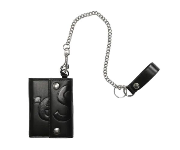 Supreme Leather Chain Wallet Black シュプリーム レザーチェーンウォレット ブラック 財布 黒