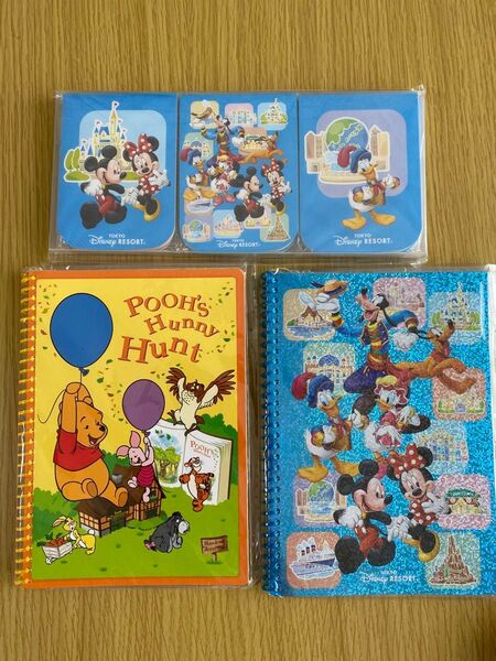 ディズニーリゾート メモ帳 セット