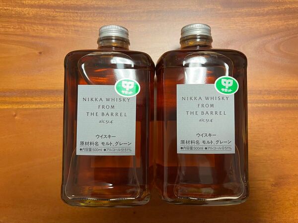 ニッカウイスキー フロムザバレル 500ml 2本セット