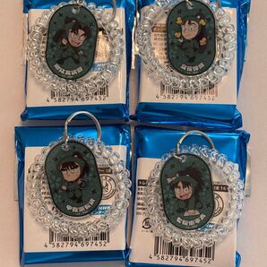 バラ売り可 5種セット ロッカーキー風キーホルダー 天鬼、仙蔵、文次郎、小平太、長次 かぶく忍術学園 極楽湯RAKU SPAコラボ