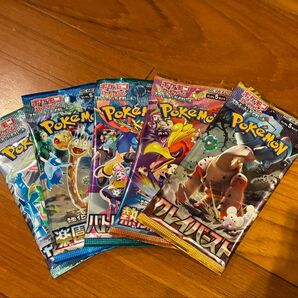 【新品未開封】ポケモンカード クレイバースト 熱風のアリーナ 楽園ドラゴーナ 超電ブレーカー サイバージャッジ 各1パック