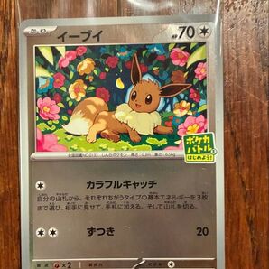 【新品未開封】ポケモンカード イーブイ カラフルキャッチ プロモ