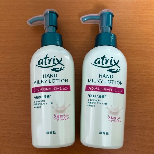 ヘアゴム1本 アトリックス ハンドミルキーローション 140g ハンドクリーム ハンドミルク 乳液