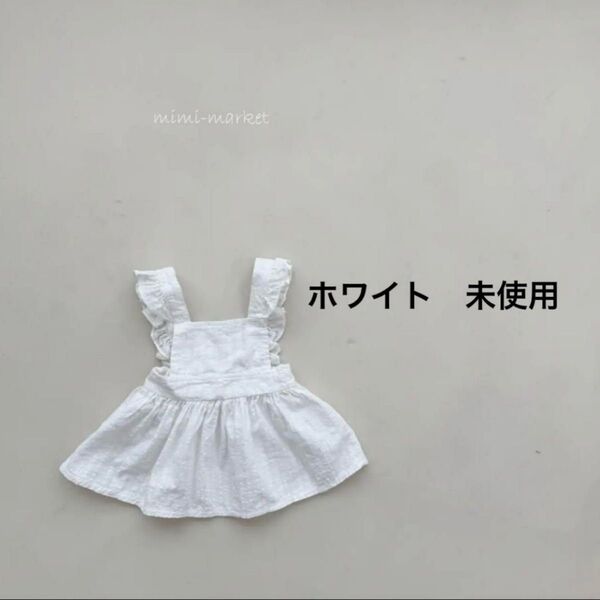 mimi market ホワイト トップス 未使用 ベビー服 白 夏服