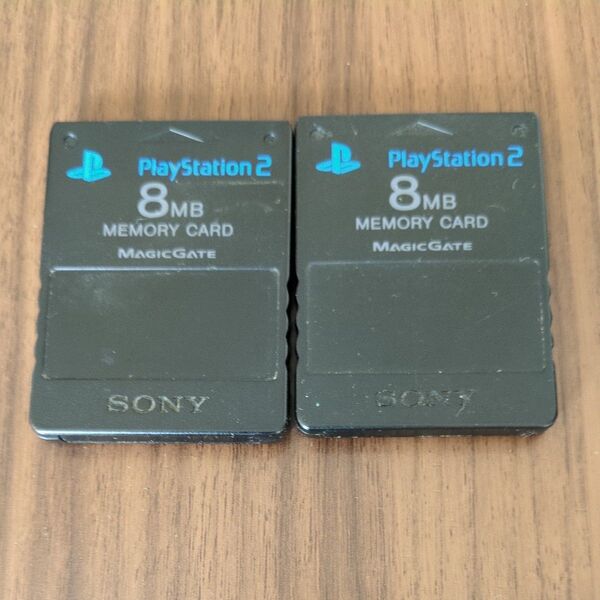 PS2 メモリーカード SONY SCPH-10020 ブラック 純正