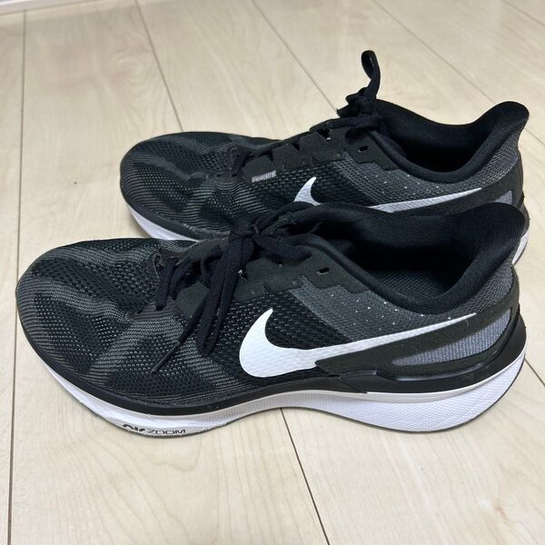 NIKE ナイキ エアズームストラクチャー25 ランニングシューズ 26.5cm ブラック