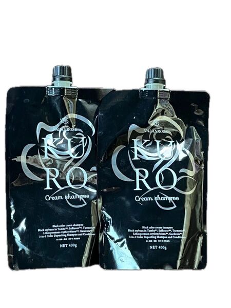 VALANROSE KURO クリームシャンプー 400g 2個セット
