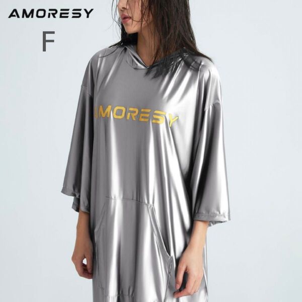 AMORESY Terpsichore ポンチョ マント フーディー パーカー ガウン キャンプ サーファー アウトドア 男女兼用