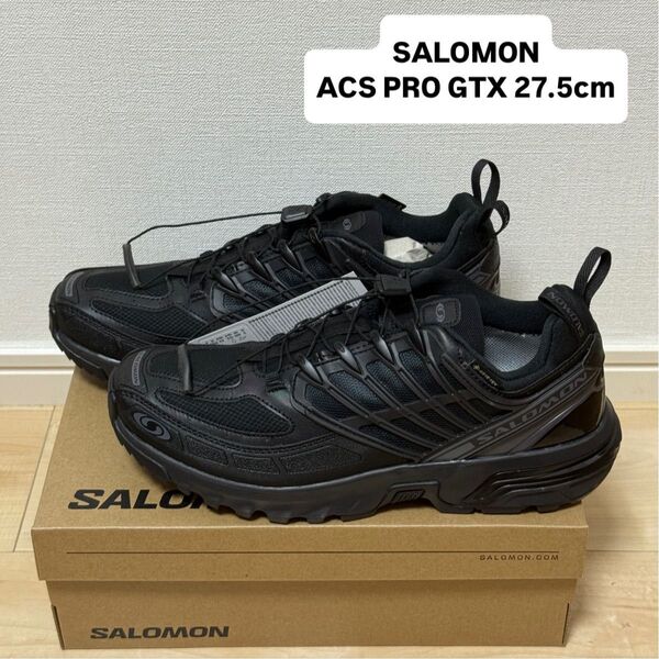 SALOMON サロモン ACS PRO GORE-TEX ゴアテックス BLACK 27.5cm