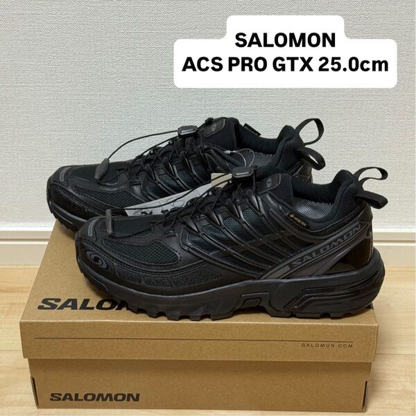 SALOMON サロモン ACS PRO GORE-TEX ゴアテックス BLACK 25.0cm