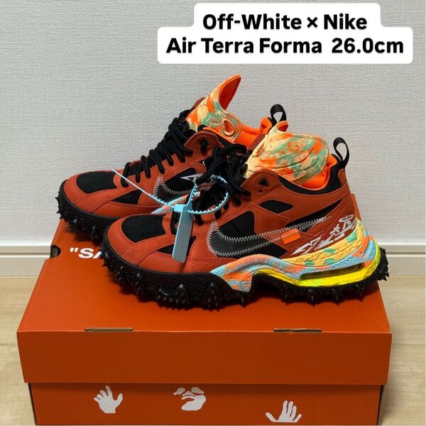 【限定】NIKE ナイキ オフホワイト テラフォーマー マントラオレンジ レア 26.0cm