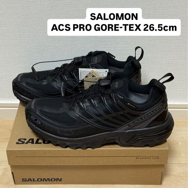 SALOMON サロモン ACS PRO GORE-TEX ゴアテックス BLACK 26.5cm