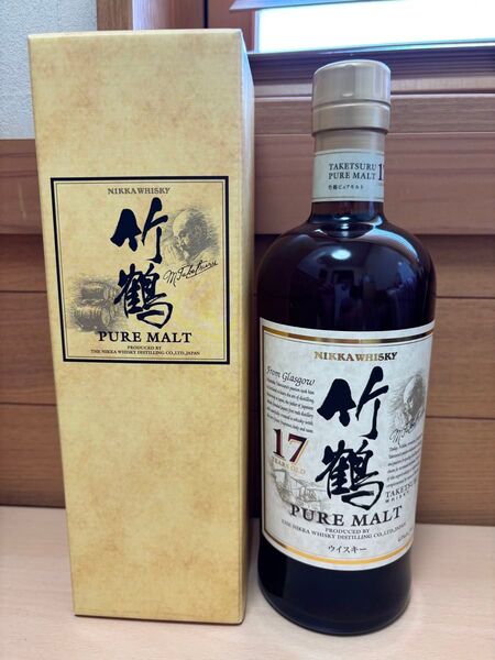 竹鶴17年 700ml 1本 箱付き 未開封品 程度良好