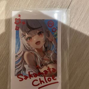 沙花叉クロヱ holoX 箔押し チェキ