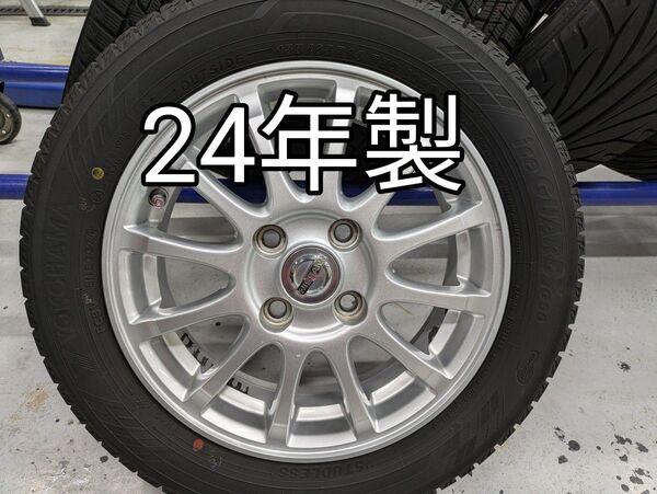 155/65R14 スタッドレスタイヤ 日産 アルミホイール 2本セットその①