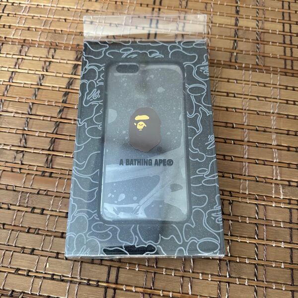 新品未使用スマホケースiPhone6/6sブランドスマホカバーBAPE bape kids大猿フェイスロゴNIGO Apple